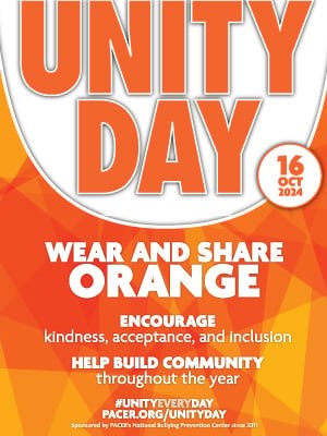 Unity Day (National Bullying Awareness Month) 